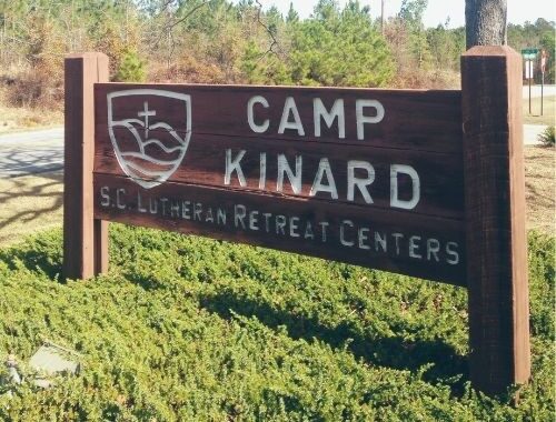 Sign at Camp Kinard entrance