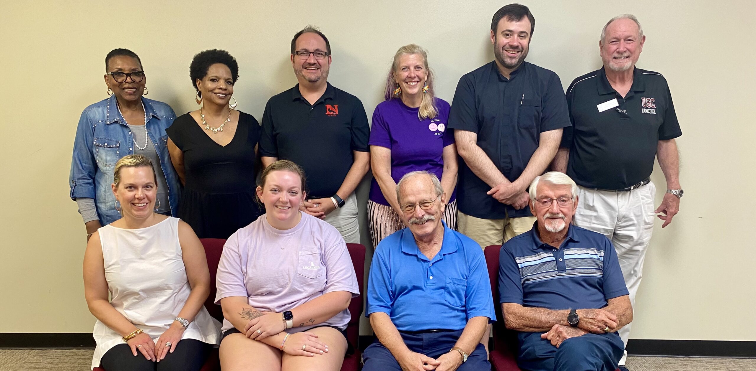 Group of SCLRC Board Members posing for a photo at Camp Kinard. 